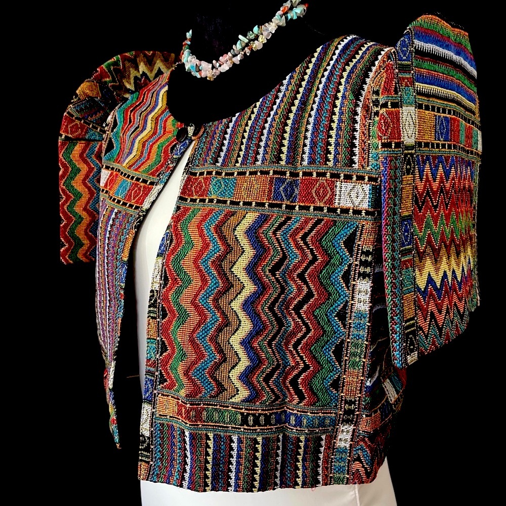 Ethnic FILIPINIANA.. Bolero Style, with Square Pants.
